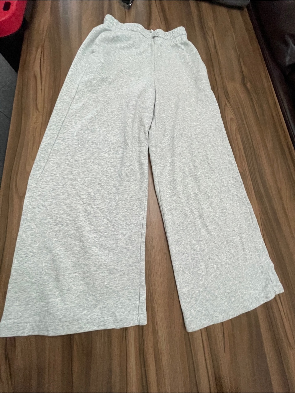H&M Wide Leg Lounge Pants - Light Gray Girls 13-14Y